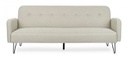 Divano Letto Bridjet Beige in tessuto reclinabile