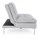Divano Letto 3 Posti Leon Grigio Chiaro in tessuto L190 cm