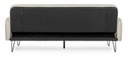 Divano Letto Bridjet Beige in tessuto reclinabile