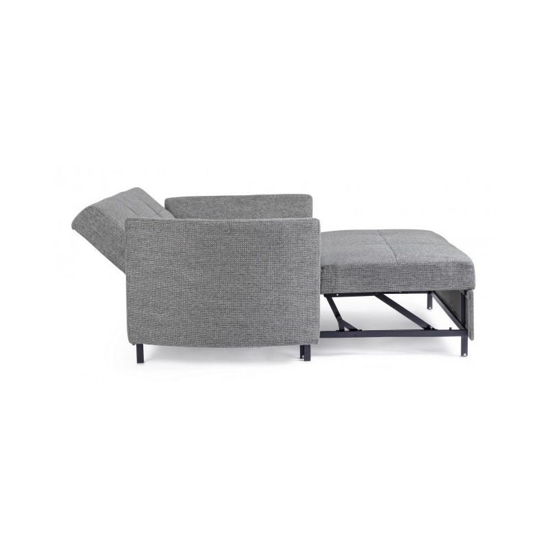 Divano letto due posti CLAYTON Grigio 166x88x h84 cm