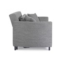 Divano letto due posti CLAYTON Grigio 166x88x h84 cm