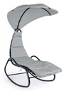 Dondolo Chaise Longue da esterno Baffin Antracite