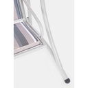 Dondolo in acciaio due posti Avorio GRELY 145x120x h185 cm iperbriko