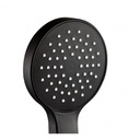 Doccia Vogue - Design elegante, getto unico, risparmio d'acqua e finitura nera opaca.