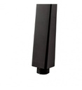 Doccia Vogue - Design elegante, getto unico, risparmio d'acqua e finitura nera opaca.