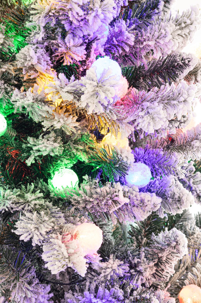 Albero Solden H225-1298 rami 320Led Multi