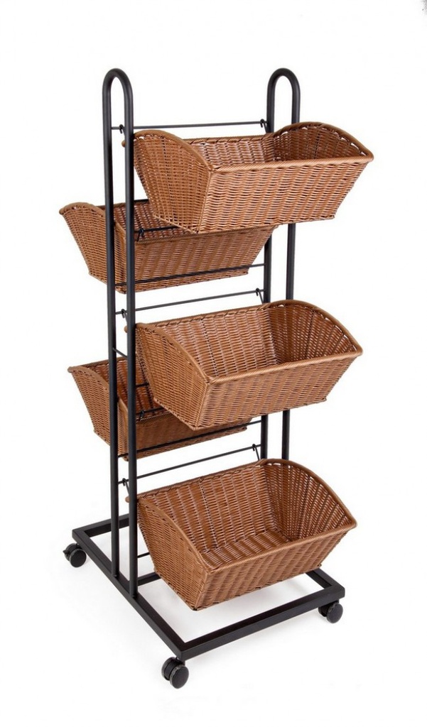 Espositore Claire Svas 5 cesti 60x50x128h cm