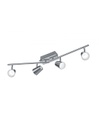 Faretto Da Soffitto 4 Luci Orientabile Narcos Nichel Trio Lighting
