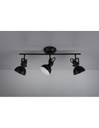 Faretto Gina Nero Opaco 3 Spot L60 cm Trio Lighting