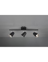 Faretto Toulouse Nero 3 Spot Led L48 cm Trio Lighting