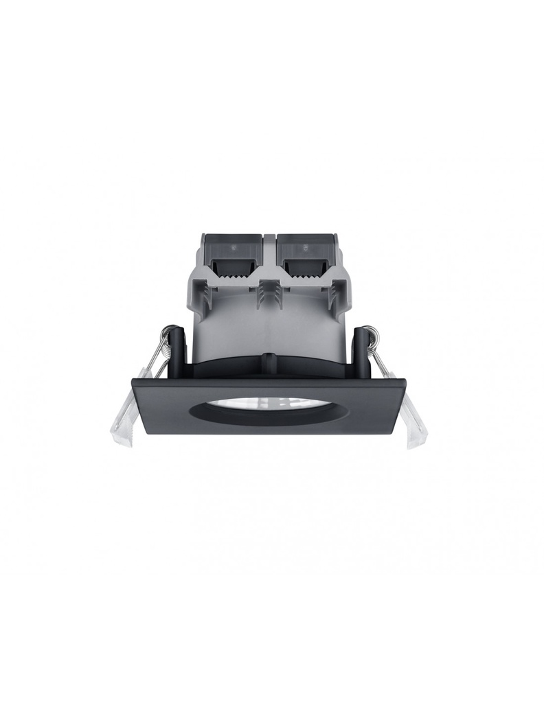 Faretto da Incasso Quadrato Zagros Nero Led 5W IP65 8x8 cm Trio Lighting
