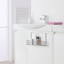 Francy - Mensola rettangolare bassa con ganci: eleganza e funzionalità