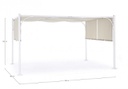 Gazebo Slide 3x4 cm bianco-tortora