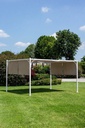 Gazebo Slide 3x4 cm bianco-tortora