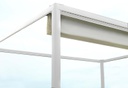 Gazebo alluminio milwaukee c-telo elettrico 3x3m x 2.5h