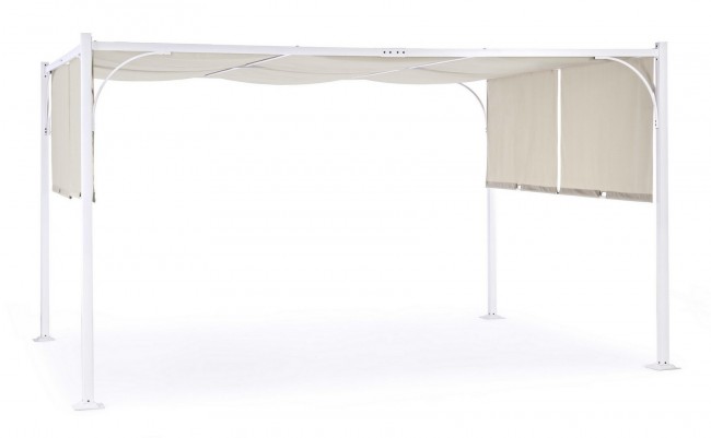 Gazebo Slide 3x4 cm bianco-tortora