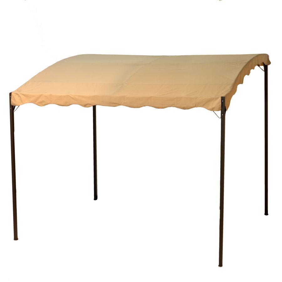 Gazebo in acciaio 2,5x3x2,5-2h m
