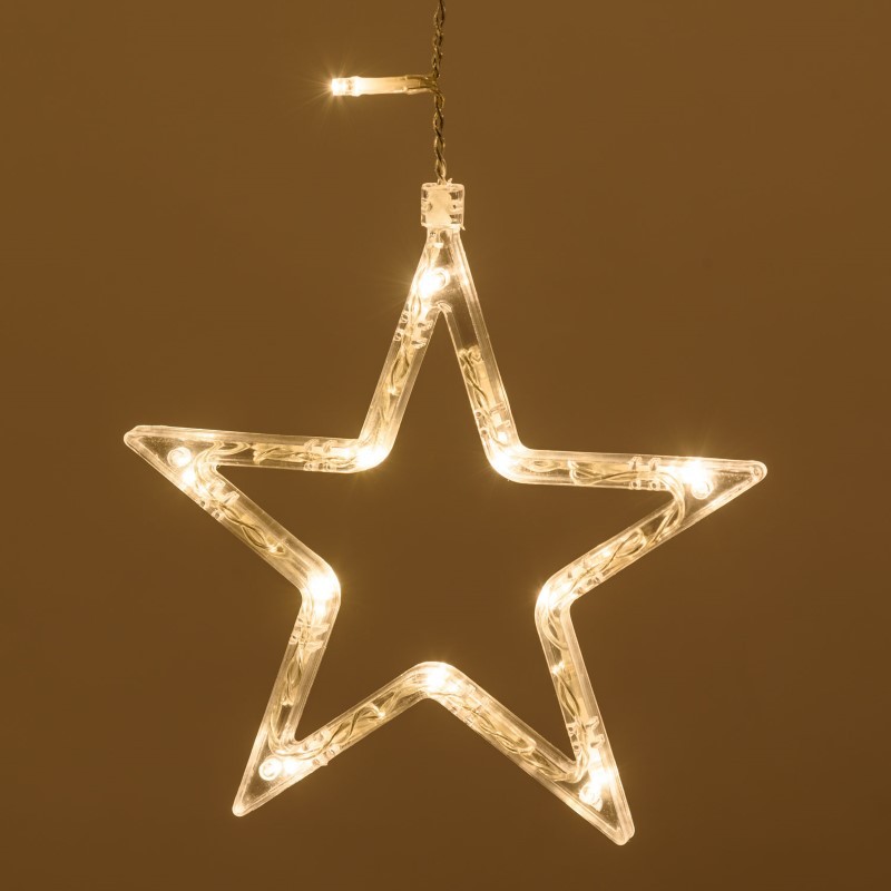 Ice Light Stelle 150 LED 400x80cm bianco caldo