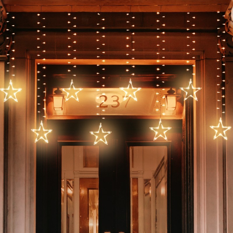 Ice Light Stelle 620 LED 500x105cm bianco caldo