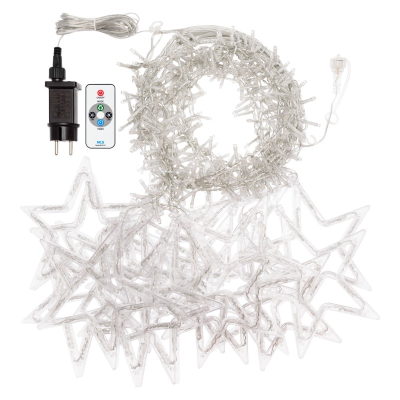 Ice Light Stelle 620 LED 500x105cm bianco caldo