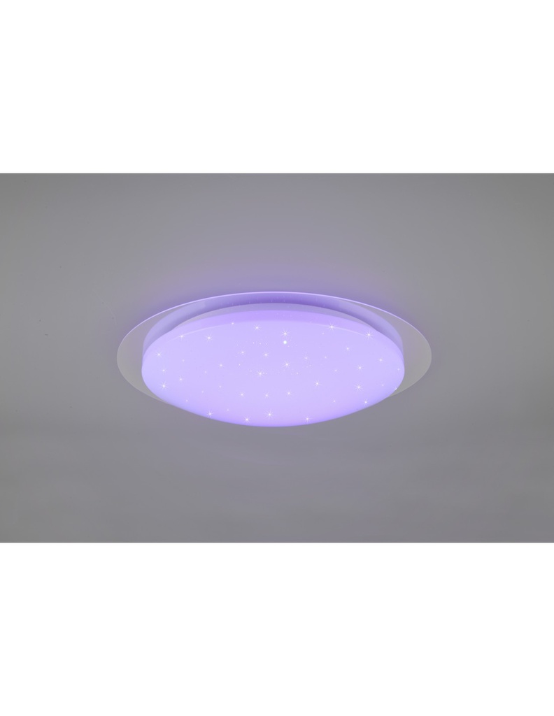 Lampada Da Soffitto Per Esterno Frodeno Bianca Effetto Stelle IP44 Trio Lighting