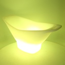 Lampada Led in plastica ricaricabile con portabottiglie