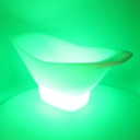 Lampada Led in plastica ricaricabile con portabottiglie