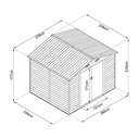 (2c) Casetta Chalet 278 x 238 x H215 cm