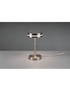 Lampada Tavolo Disco Led 6w Franklin Nichel Trio Lighting