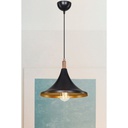 Lampada a sospensione Kano nero oro ASZ1564