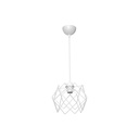 Lampada a sospensione Koza MDL4327 gabbia bianco EFFEZ