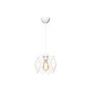 Lampada a sospensione Koza MDL4327 gabbia bianco EFFEZ