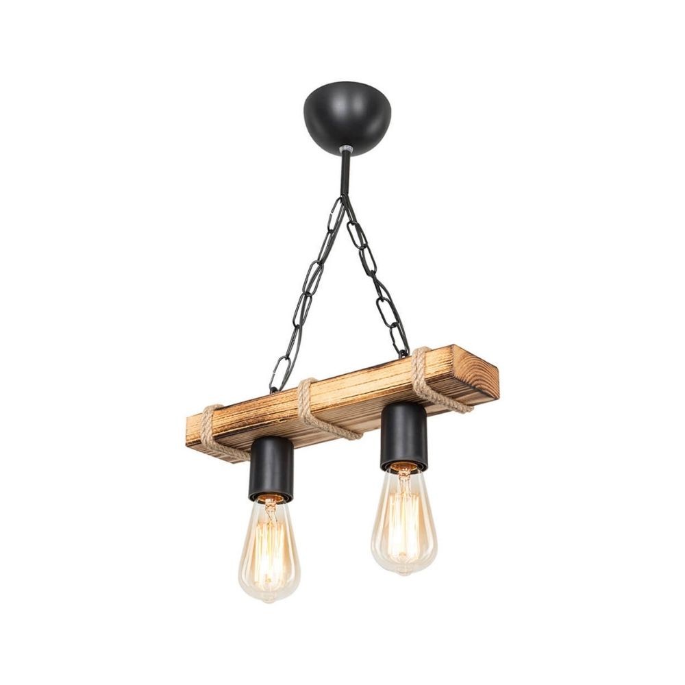 Lampada a sospensione Lagun ASZ1235 rustico industriale a 2 luci