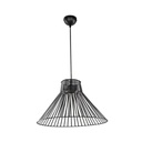 Lampada a sospensione Panama MDL4135 filo metallico nero EFFEZ