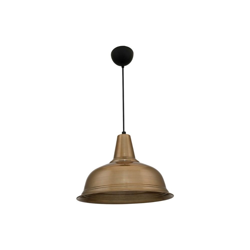 Lampada a sospensione Tampa ASZ1343 con diffusore bronzo EFFEZ
