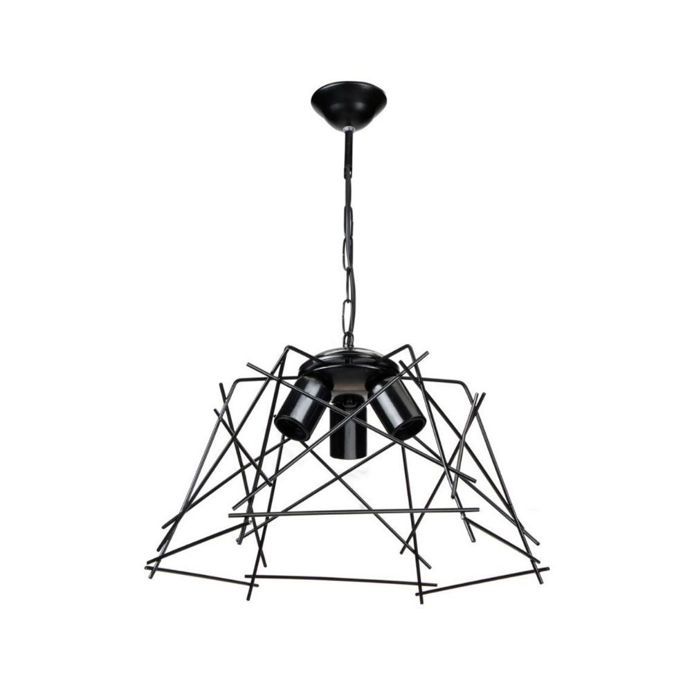 Lampada a sospensione Tena MDL3854 luci in metallo nero asimmetrico EFFEZ