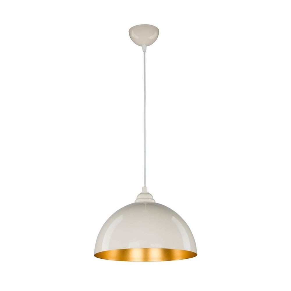 Lampada a sospensione Topak ASZ0948 in metallo bianco EFFEZ