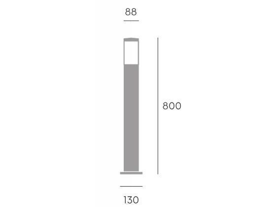 Lampada da esterno in alluminio pressofuso con diffusore opalino muschio