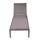 Lettino alluminio anodizzato buffalo 197x64x30h cm
