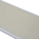 Lettino in alluminio Claveland bianco