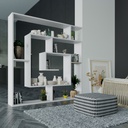 Libreria Labirent Bianca 5 Ripiani 129x125x22 cm