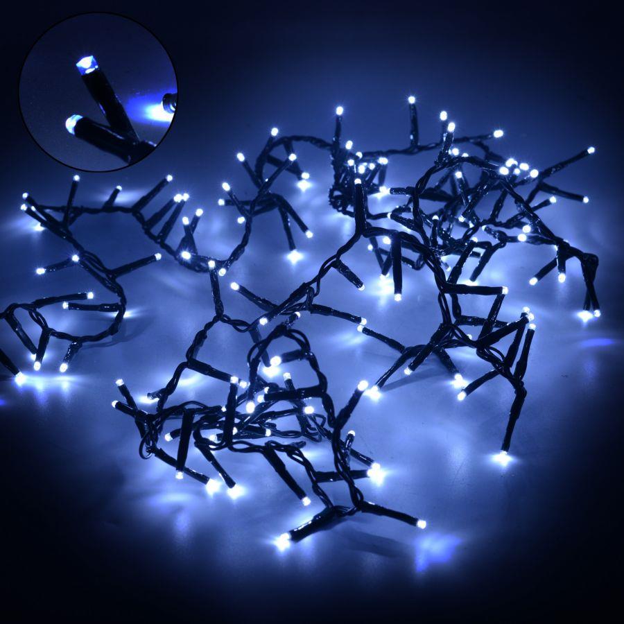 Luce filo 150 mini led bianco freddo controller cm300 al. fissa uso esterno