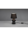 Lume Da Tavolo Abu Ceramica Scimmietta &quot;Non Vedo&quot; Nero Trio Lighting