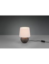 Lumetto Ceramica Marrone Paralume Beige Lou Trio Lighting