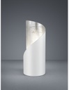 Lumetto Lampada Da Tavolo 1xE14 Frank Bianco E Argento Ø10 cm Trio Lighting