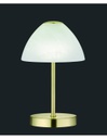 Lumetto Led Queen Dimmerabile Ottone Paralume Vetro Alabastro Trio Lighting