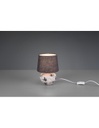Lumetto Moderno Ceramica Bianca E Grigia Bay Ø18 cm Trio Lighting