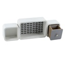 Mensola legno artemide 2 vani + 1 cassetto rettangolare cm 49