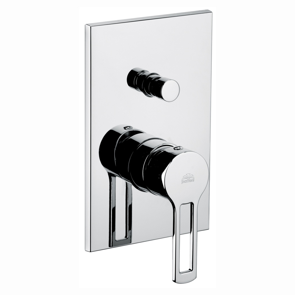 Miscelatore incasso doccia con deviatore linea Ringo cromo