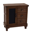 Mobile basso soggiorno cucina noce country cm 70 x 35 x 76 h